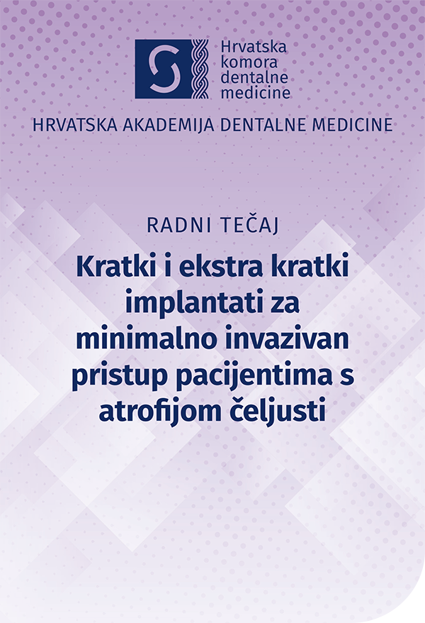 hadm- Kratki i ekstra kratki implantati za minimalno invazivan pristup pacijentima s atrofijom čeljusti